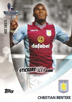 Sticker Christian Benteke - Premier Gold 2013-2014 - Topps