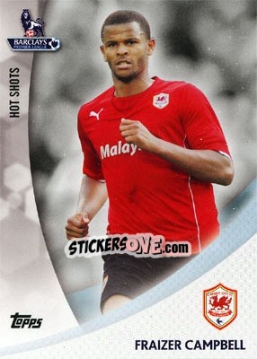 Sticker Fraizer Campbell - Premier Gold 2013-2014 - Topps