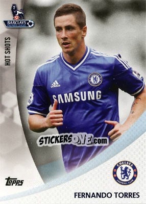 Sticker Fernando Torres - Premier Gold 2013-2014 n. HS-FT - Topps