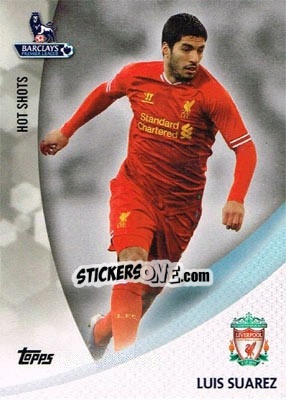 Sticker Luis Suarez - Premier Gold 2013-2014 n. HS-LS - Topps