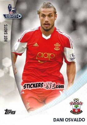Sticker Pablo Osvaldo - Premier Gold 2013-2014 n. HS-PO - Topps
