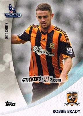 Sticker Robbie Brady - Premier Gold 2013-2014 n. HS-RB - Topps