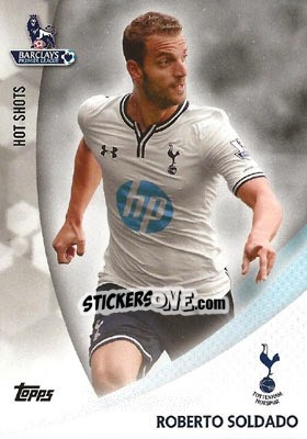 Cromo Roberto Soldado - Premier Gold 2013-2014 - Topps