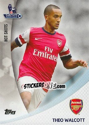 Sticker Theo Walcott - Premier Gold 2013-2014 n. HS-TW - Topps