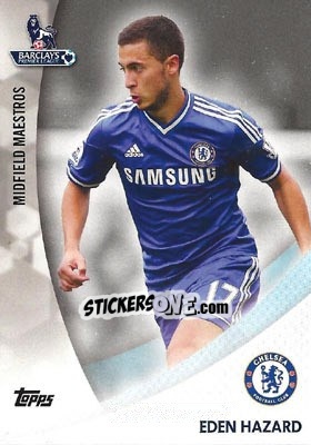 Sticker Eden Hazard - Premier Gold 2013-2014 n. MM-EH - Topps