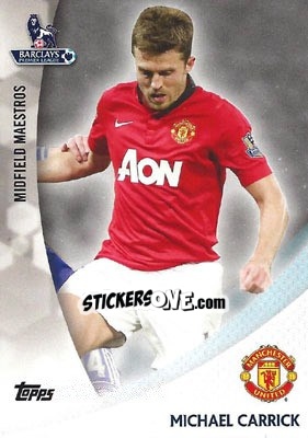 Sticker Michael Carrick - Premier Gold 2013-2014 n. MM-MC - Topps