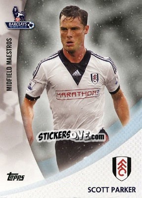 Sticker Scott Parker - Premier Gold 2013-2014 n. MM-SP - Topps