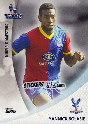 Sticker Yannick Bolasie - Premier Gold 2013-2014 n. MM-YB - Topps