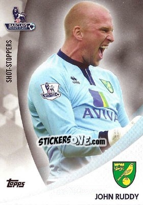 Sticker John Ruddy - Premier Gold 2013-2014 n. SS-JR - Topps