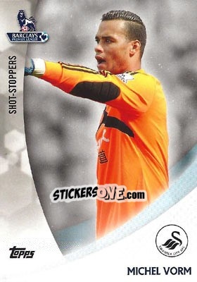 Sticker Michel Vorm - Premier Gold 2013-2014 n. SS-MV - Topps