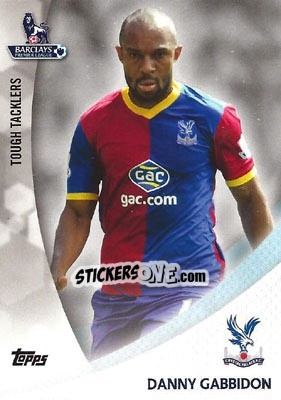 Sticker Danny Gabbidon - Premier Gold 2013-2014 - Topps