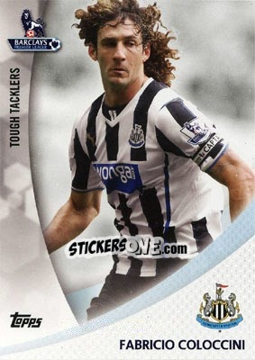 Sticker Fabricio Coloccini - Premier Gold 2013-2014 n. TT-FC - Topps