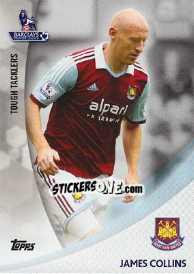 Sticker James Collins - Premier Gold 2013-2014 n. TT-JCO - Topps