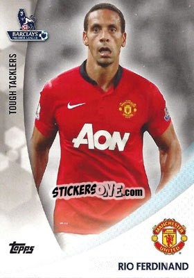 Sticker Rio Ferdinand - Premier Gold 2013-2014 n. TT-RF - Topps