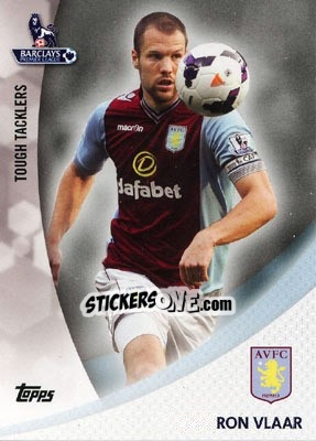 Sticker Ron Vlaar - Premier Gold 2013-2014 n. TT-RV - Topps