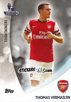 Sticker Thomas Vermaelen - Premier Gold 2013-2014 n. TT-TV - Topps