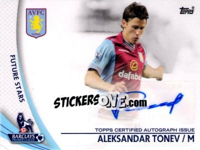 Sticker Aleksandar Tonev - Premier Gold 2013-2014 n. SP-AT - Topps