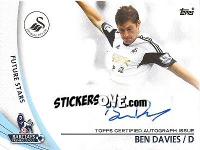 Sticker Ben Davies - Premier Gold 2013-2014 - Topps