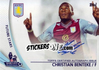 Sticker Christian Benteke - Premier Gold 2013-2014 n. SP-CB - Topps