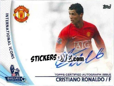 Sticker Cristiano Ronaldo - Premier Gold 2013-2014 - Topps
