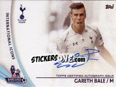 Sticker Gareth Bale - Premier Gold 2013-2014 n. SP-GB - Topps