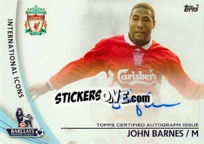 Sticker John Barnes - Premier Gold 2013-2014 n. SP-JB - Topps