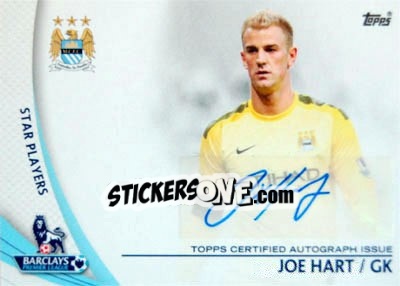 Sticker Joe Hart - Premier Gold 2013-2014 n. SP-JH - Topps