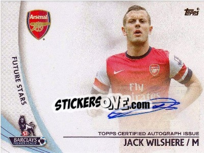 Sticker Jack Wilshere - Premier Gold 2013-2014 n. SP-JW - Topps