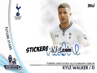 Sticker Kyle Walker - Premier Gold 2013-2014 - Topps