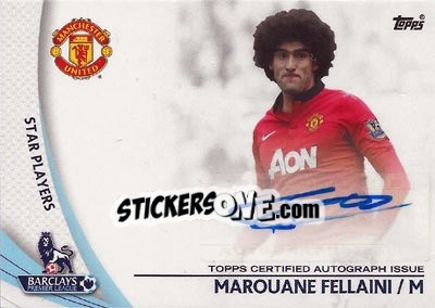 Sticker Marouane Fellaini - Premier Gold 2013-2014 n. SP-MF - Topps
