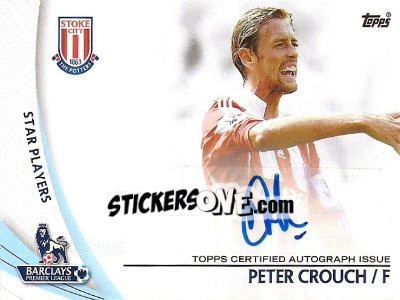 Sticker Peter Crouch - Premier Gold 2013-2014 n. SP-PC - Topps