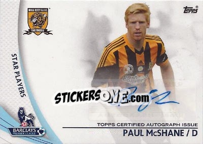 Sticker Paul McShane - Premier Gold 2013-2014 - Topps