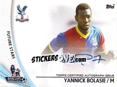 Sticker Yannick Bolasie - Premier Gold 2013-2014 n. SP-YB - Topps