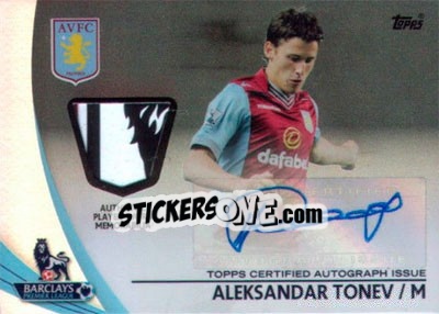 Sticker Aleksandar Tonev - Premier Gold 2013-2014 n. PAR-AT - Topps
