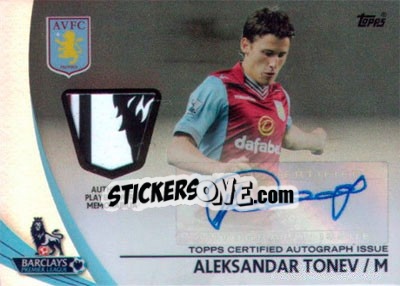 Sticker Aleksandar Tonev - Premier Gold 2013-2014 - Topps