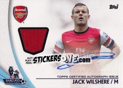Sticker Jack Wilshere - Premier Gold 2013-2014 n. PAR-JW - Topps