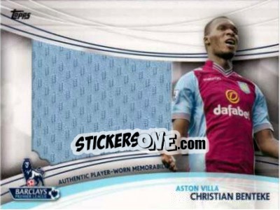 Sticker Christian Benteke - Premier Gold 2013-2014 n. JBR-CB - Topps
