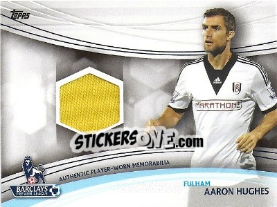 Sticker Aaron Hughes - Premier Gold 2013-2014 n. JR-AH - Topps