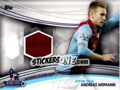 Sticker Andreas Weimann - Premier Gold 2013-2014 n. JR-AW - Topps
