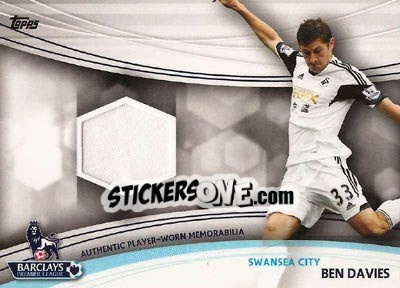 Sticker Ben Davies - Premier Gold 2013-2014 n. JR-BD - Topps