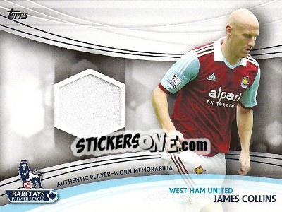 Sticker James Collins - Premier Gold 2013-2014 n. JR-JC - Topps