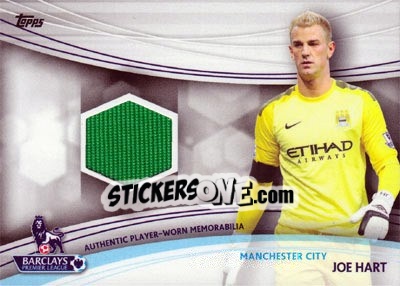 Sticker Joe Hart - Premier Gold 2013-2014 n. JR-JHA - Topps