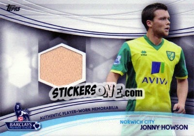 Sticker Jonny Howson - Premier Gold 2013-2014 n. JR-JHO - Topps