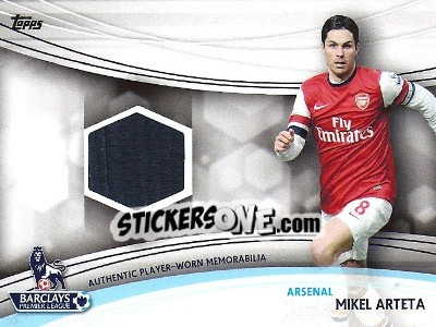 Sticker Mikel Arteta - Premier Gold 2013-2014 n. JR-MA - Topps