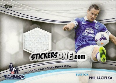 Sticker Phil Jagielka - Premier Gold 2013-2014 n. JR-PJ - Topps