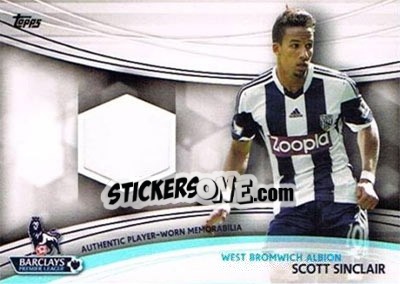 Sticker Scott Sinclair - Premier Gold 2013-2014 n. JR-SS - Topps