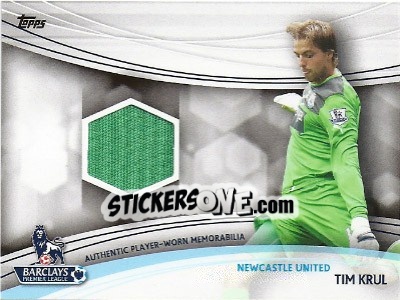Sticker Tim Krul - Premier Gold 2013-2014 n. JR-TK - Topps