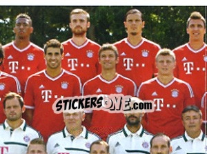 Cromo Mannschaft - FC Bayern München 2013-2014 - Panini