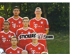 Sticker Mannschaft - FC Bayern München 2013-2014 - Panini