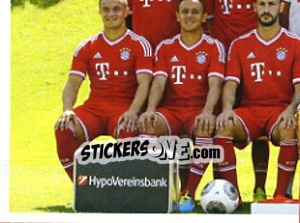 Sticker Mannschaft - FC Bayern München 2013-2014 n. 5 - Panini